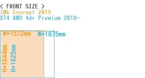 #IMk Concept 2019 + XT4 AWD 4dr Premium 2018-